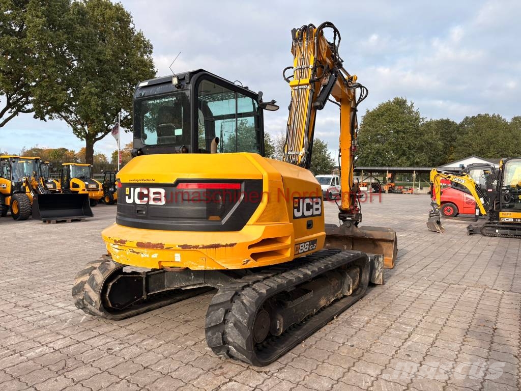 JCB 86C-2 TAB gebraucht BJ 2021 1.630 h Vidēja lieluma ekskavatori 7 t - 12 t