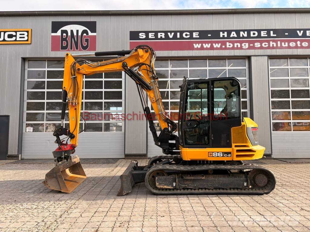 JCB 86C-2 TAB gebraucht BJ 2021 1.630 h Vidēja lieluma ekskavatori 7 t - 12 t