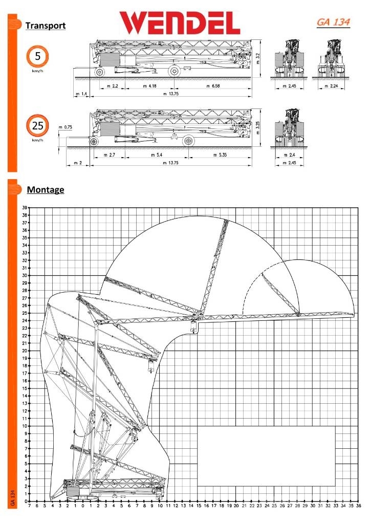 FB GRU GA 134 رافعات برجية