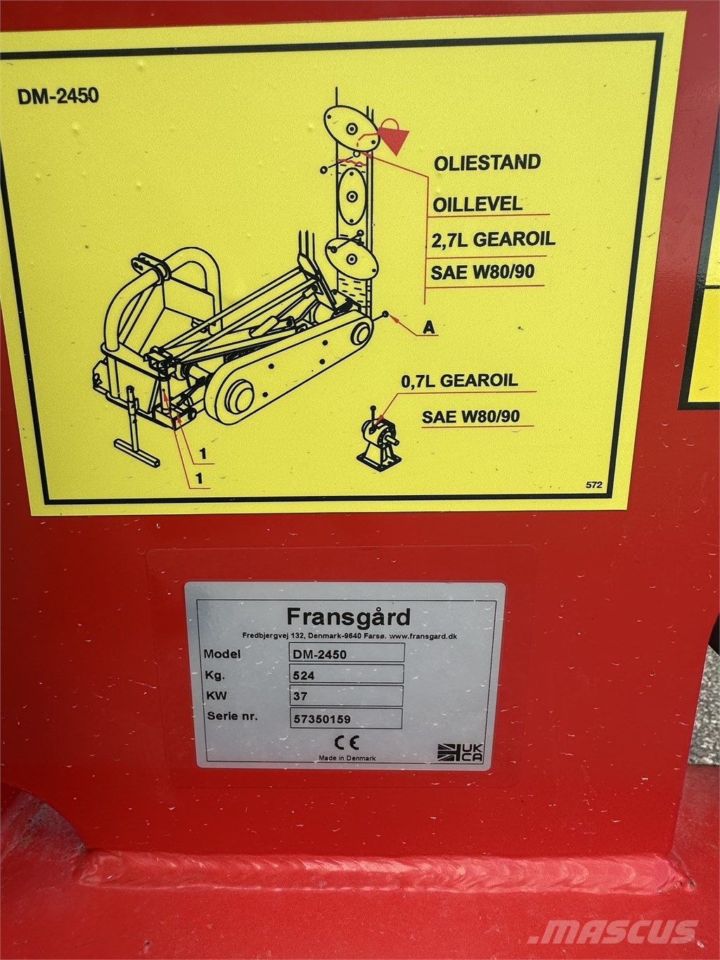 Fransgård DM2450 جزازات