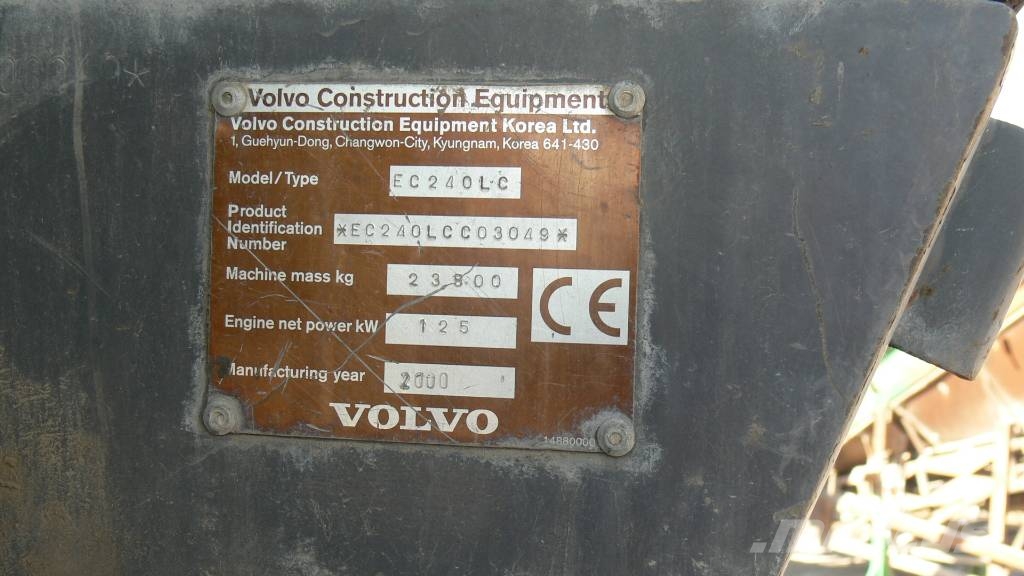 Volvo EC 240 Rovokopači