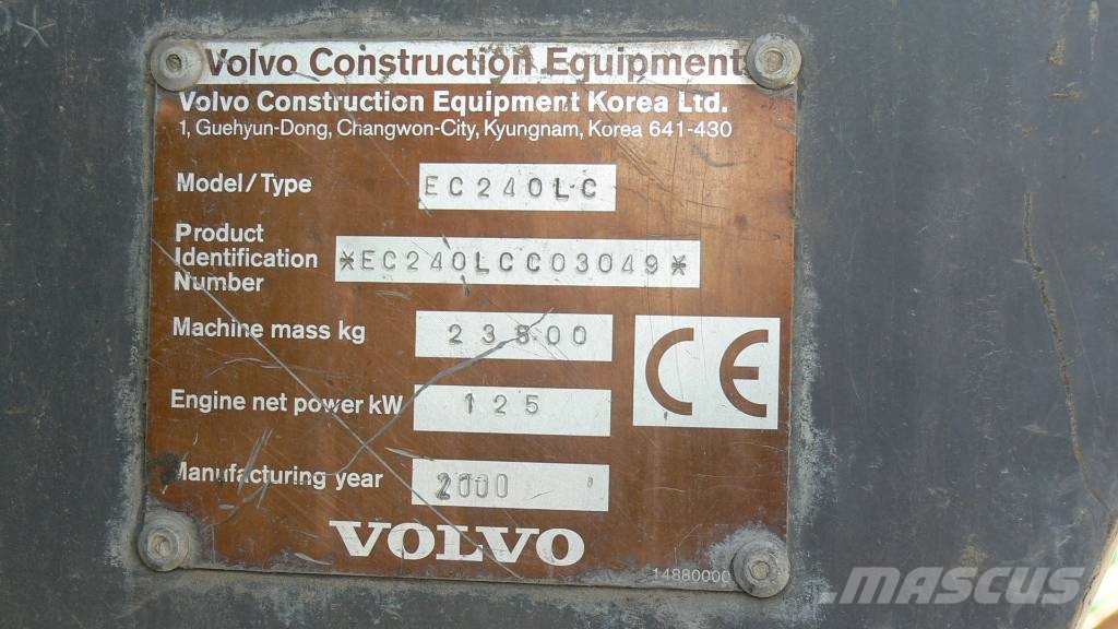 Volvo EC 240 Rovokopači