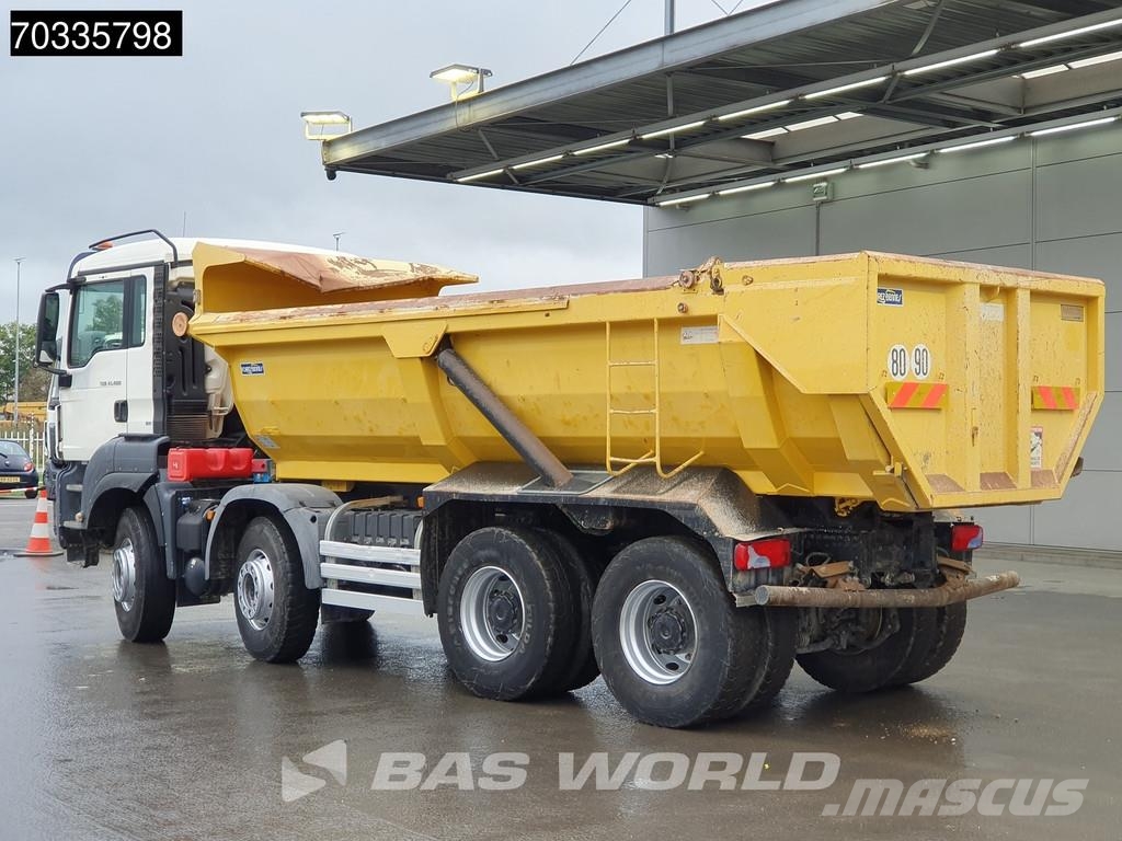MAN TGS 41.480 8X4 15m3 tipper steel suspension Big-Ax Kipper