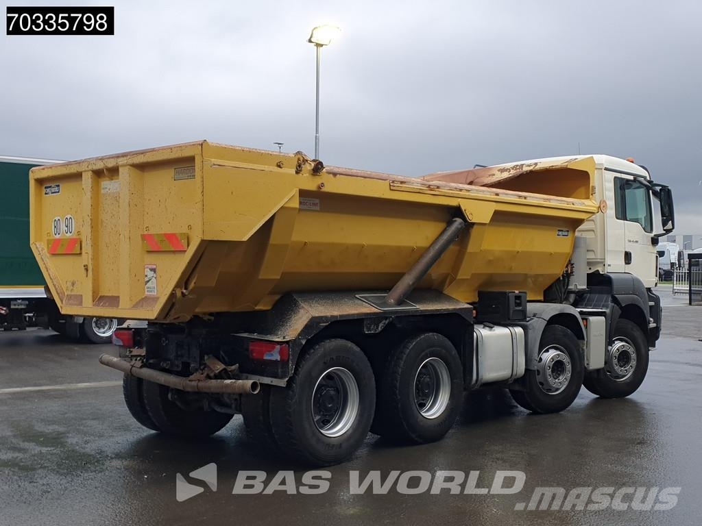 MAN TGS 41.480 8X4 15m3 tipper steel suspension Big-Ax Kipper