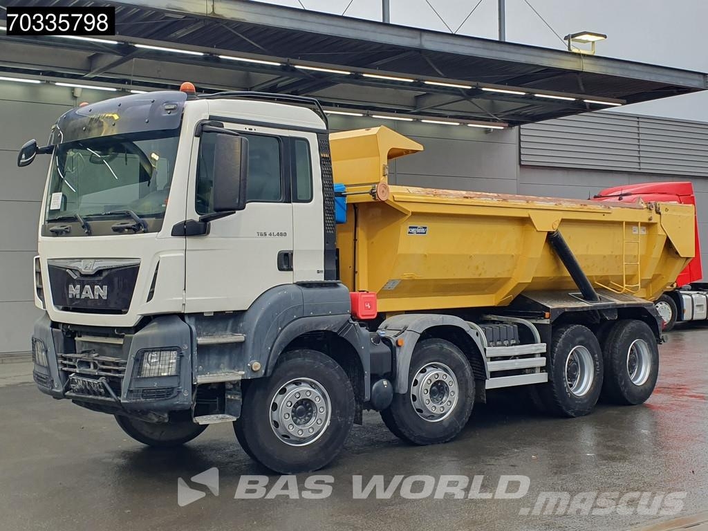 MAN TGS 41.480 8X4 15m3 tipper steel suspension Big-Ax Kipper
