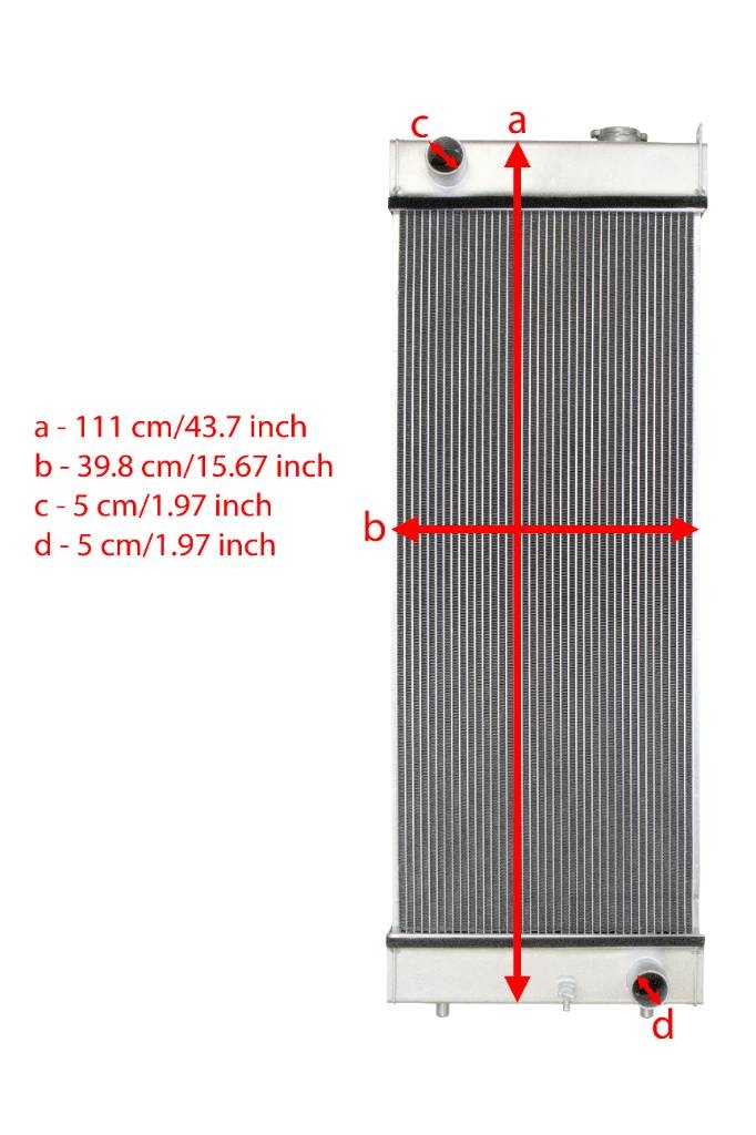 CAT Water Radiator 326-3870 3263870 Radiatoriai