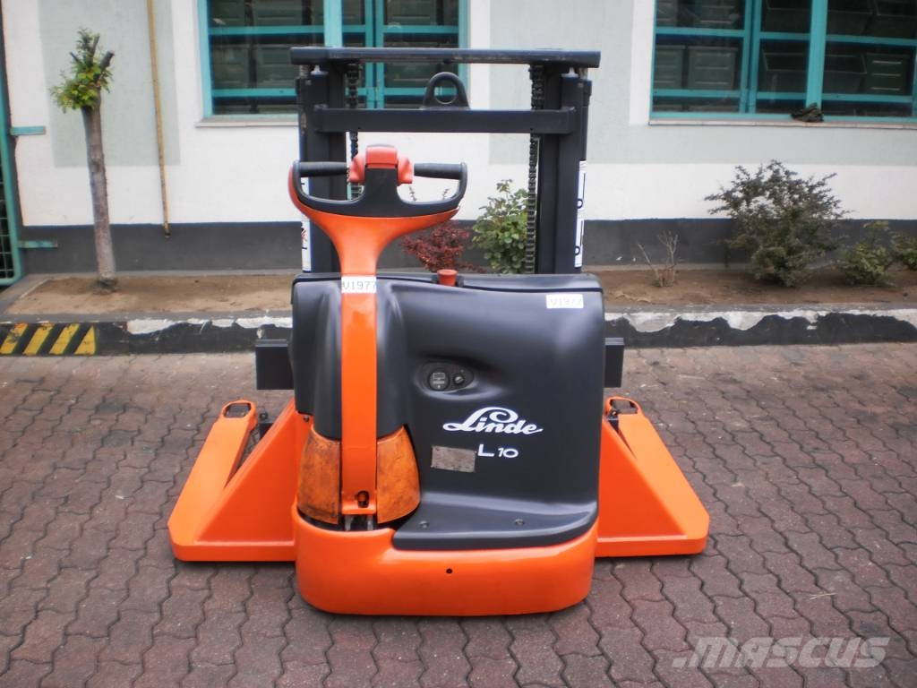 Linde L10AS /379/ SPEC WITH FORKS V-1977 OB Χειροκίνητα παλετοφόρα