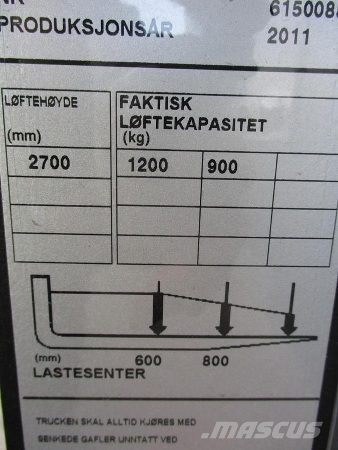 BT SWE120 Pallettruck met meerij platform