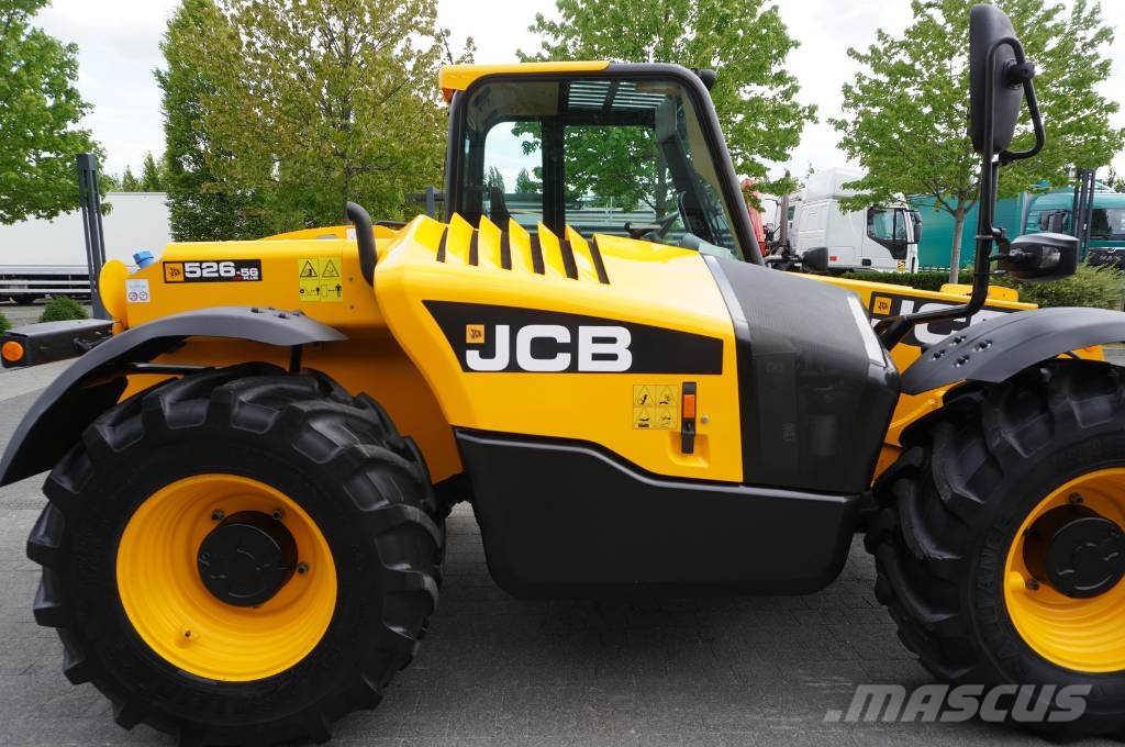 JCB 526-56 AGRI Plus / 5.6 m telescopic loader / joyst 伸缩臂叉装车|叉装车