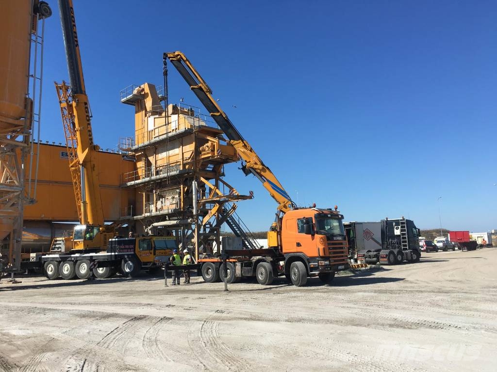 Ermont Mobile Asphalt Beton concrete Batching plant Plantass dosificadoras de concreto