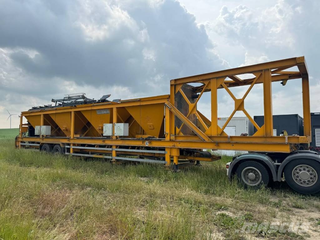 Ermont Mobile Asphalt Beton concrete Batching plant Plantass dosificadoras de concreto