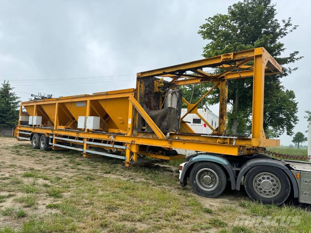 Ermont Mobile Asphalt Beton concrete Batching plant Plantass dosificadoras de concreto