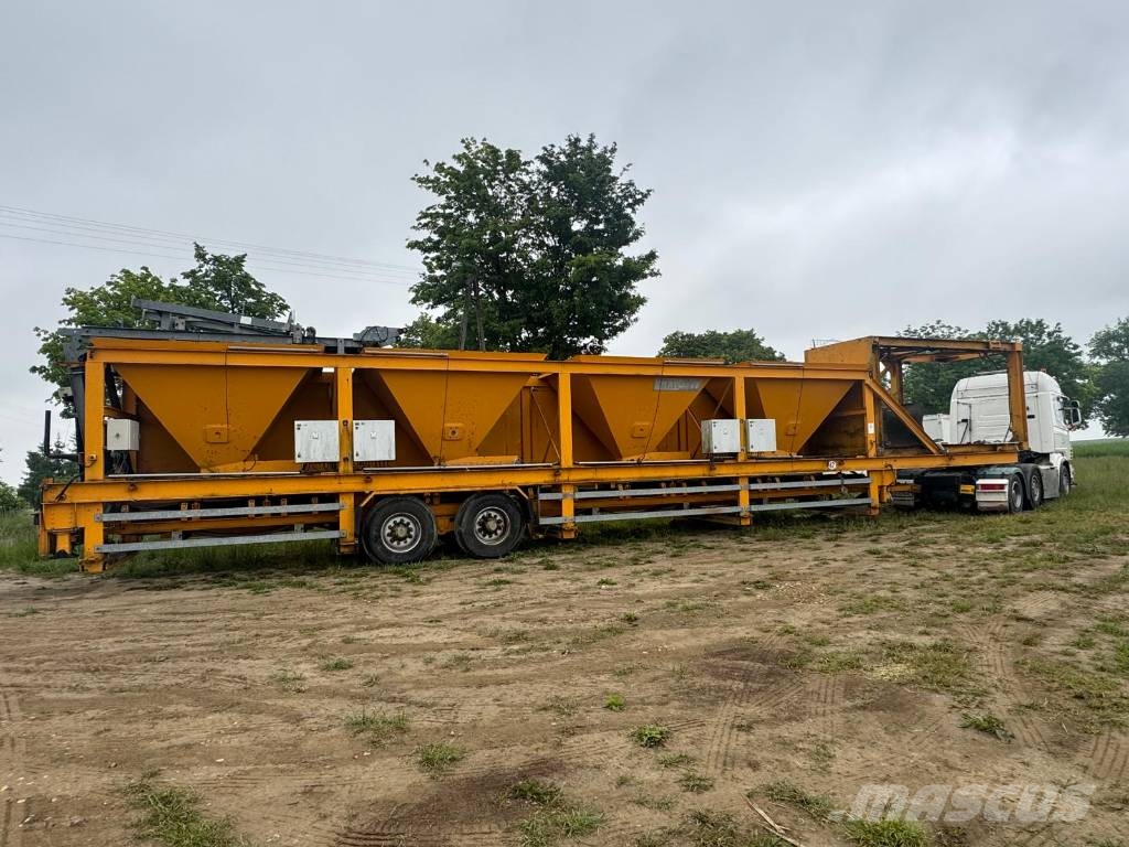 Ermont Mobile Asphalt Beton concrete Batching plant Plantass dosificadoras de concreto