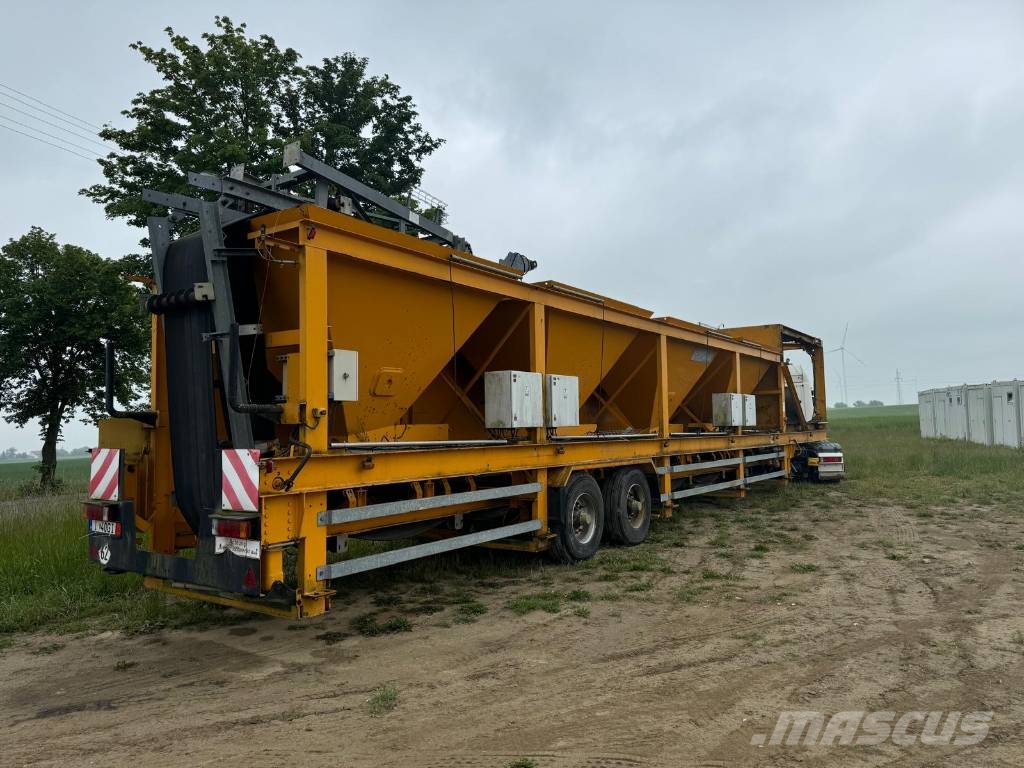 Ermont Mobile Asphalt Beton concrete Batching plant Plantass dosificadoras de concreto