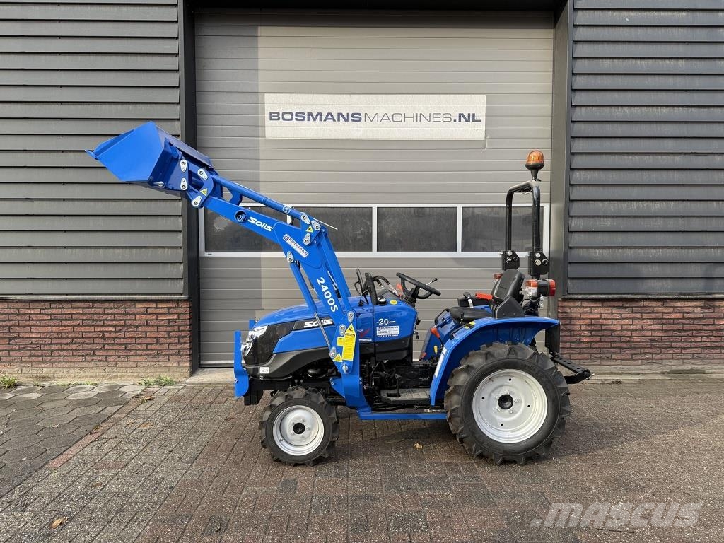 Solis 20 4WD minitractor agribanden met frontlader / voo Traktori