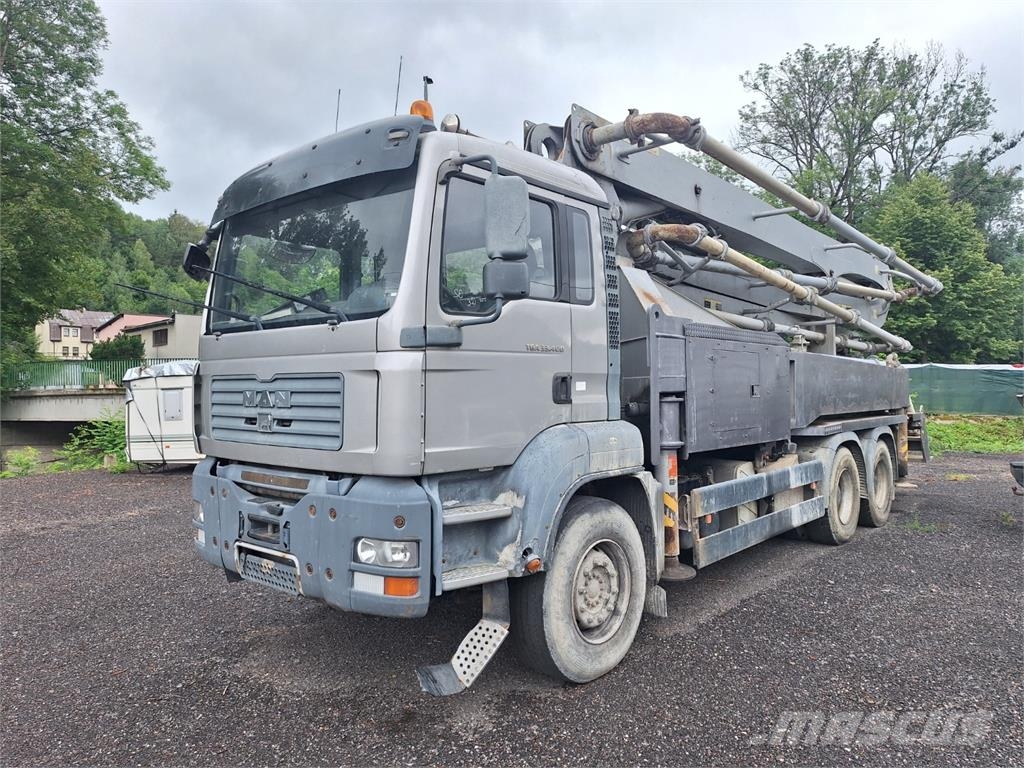MAN TGA 33.400 6X4 + KCP 38 ZX170 Camiones con chasís y cabina