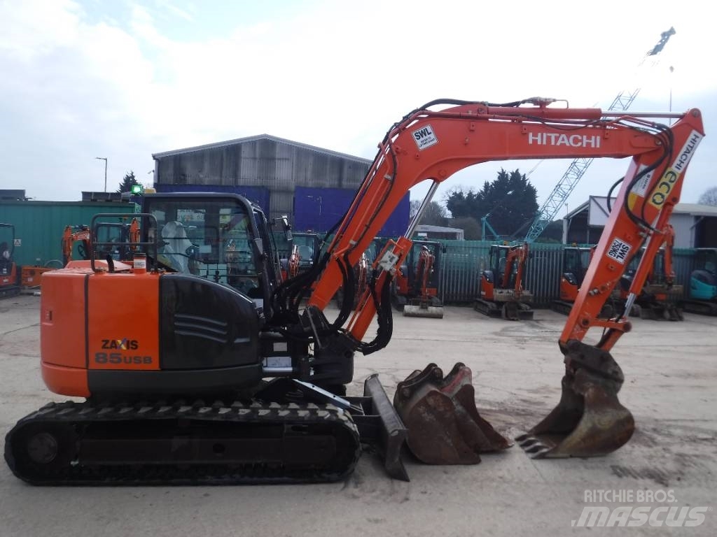 Hitachi ZX 85 US B-5 A, 2019, Luton, Bedfordshire, United Kingdom - Used mini excavators 7t - 12t - Mascus USA Hitachi ZX 85 US B-5 A, 2019, Luton, Bedfordshire, United Kingdom - Used mini excavators 7t - 12t - Mascus USA