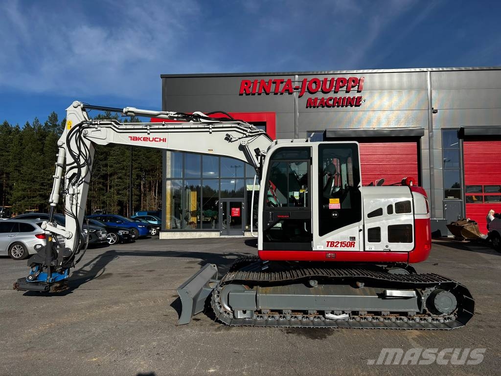 Takeuchi TB 2150 R / Pyörittäjä, Pihdit, Rasvari, Lämmitin Telakaivukoneet