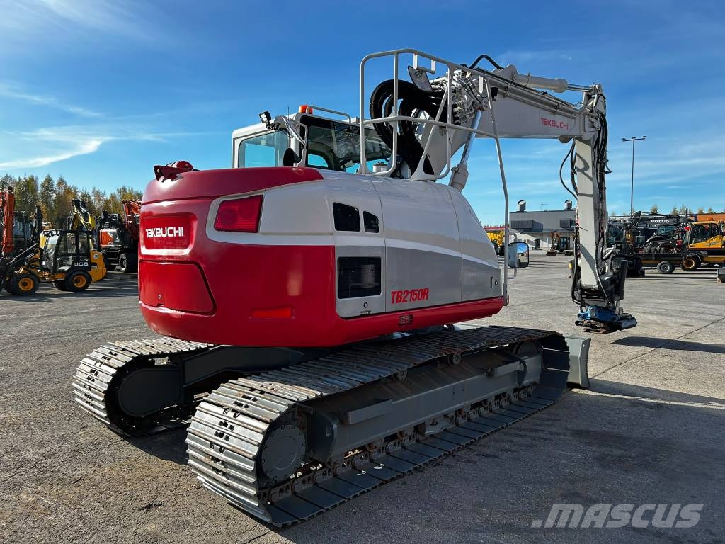 Takeuchi TB 2150 R / Pyörittäjä, Pihdit, Rasvari, Lämmitin Telakaivukoneet