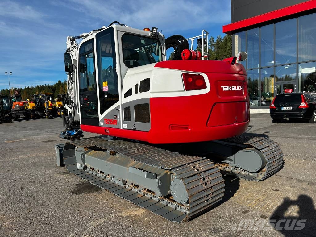 Takeuchi TB 2150 R / Pyörittäjä, Pihdit, Rasvari, Lämmitin Telakaivukoneet