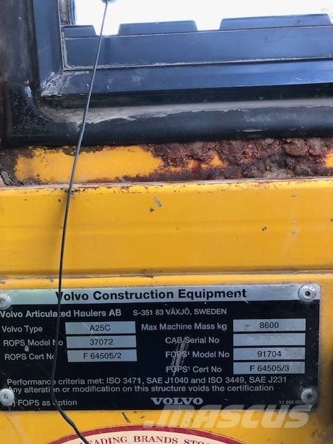 Volvo A 25 C ساحبات مفصلية