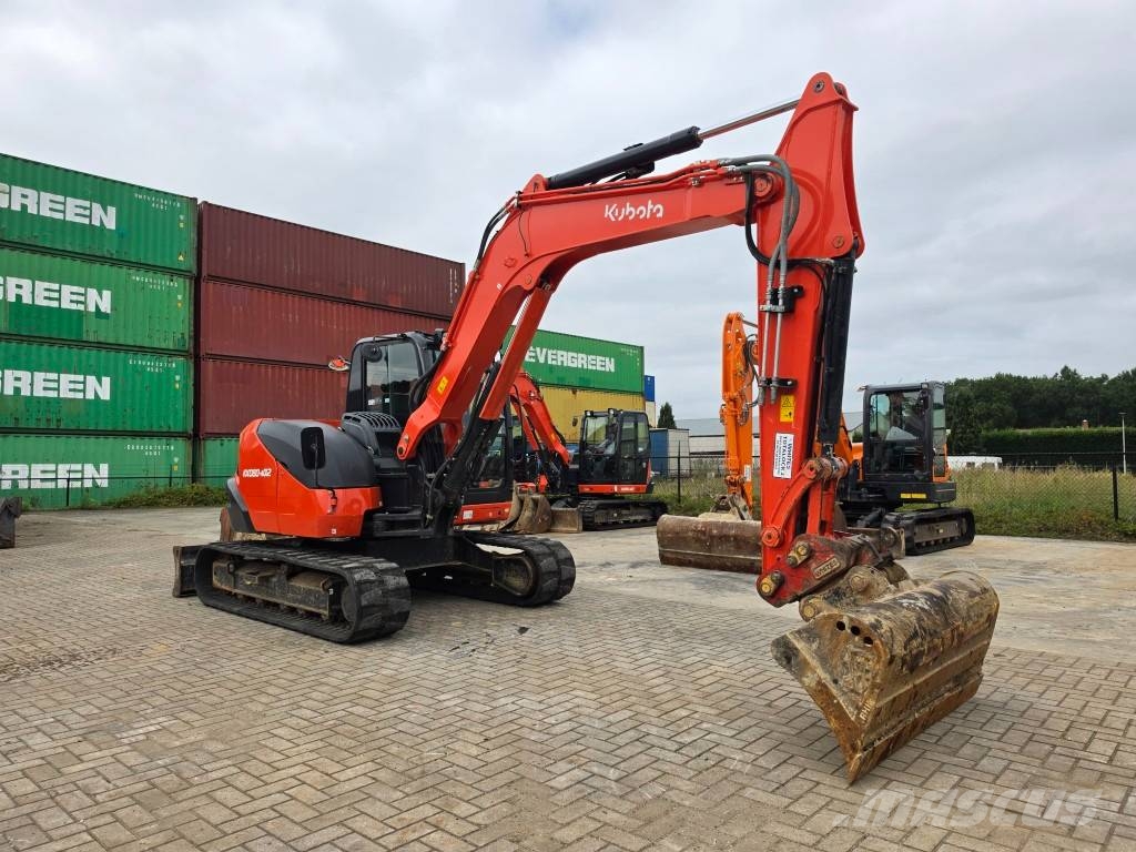 Kubota KX080-4a2 Midigraafmachines 7t - 12t