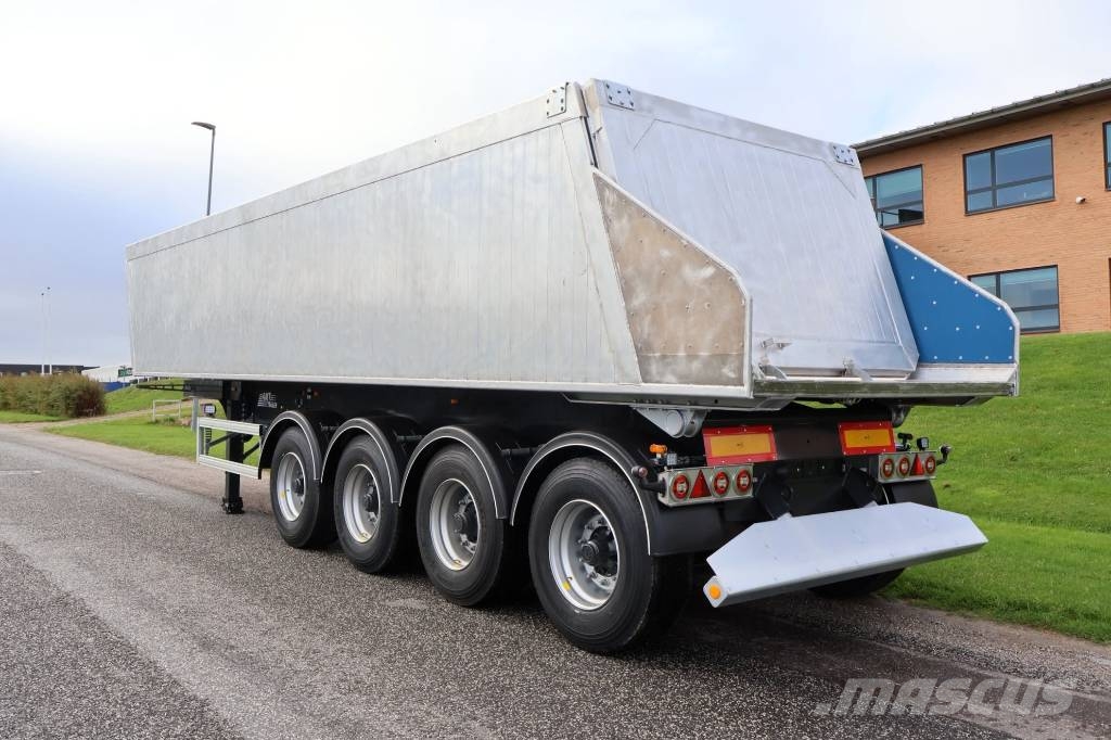 AMT TGL400 4 akslet letvægts tiptrailer Kallur-poolhaagised