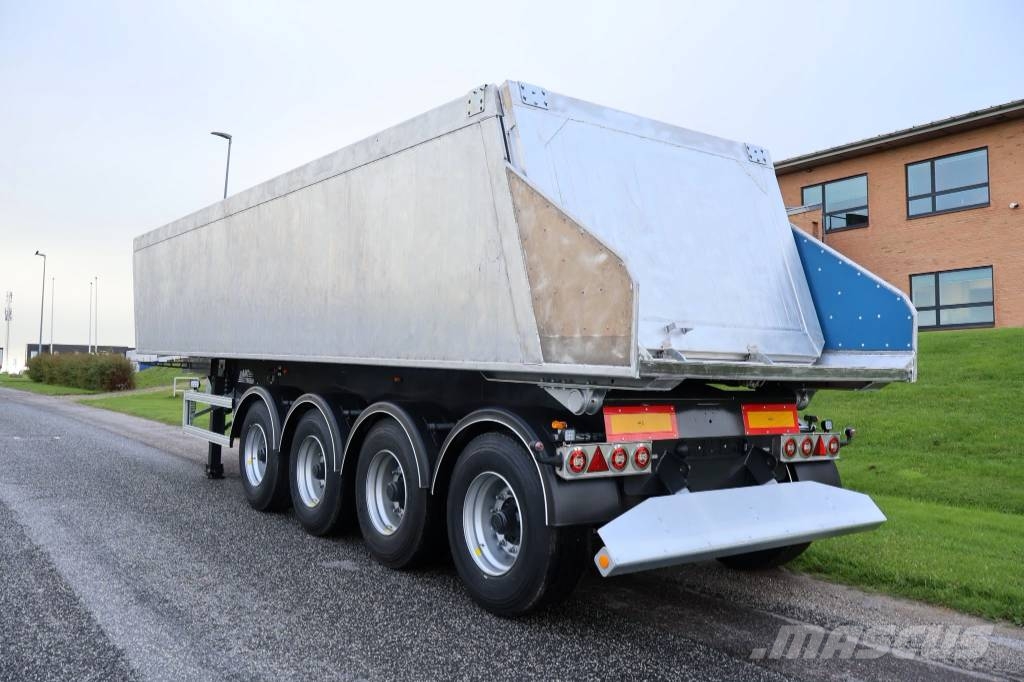 AMT TGL400 4 akslet letvægts tiptrailer Kallur-poolhaagised