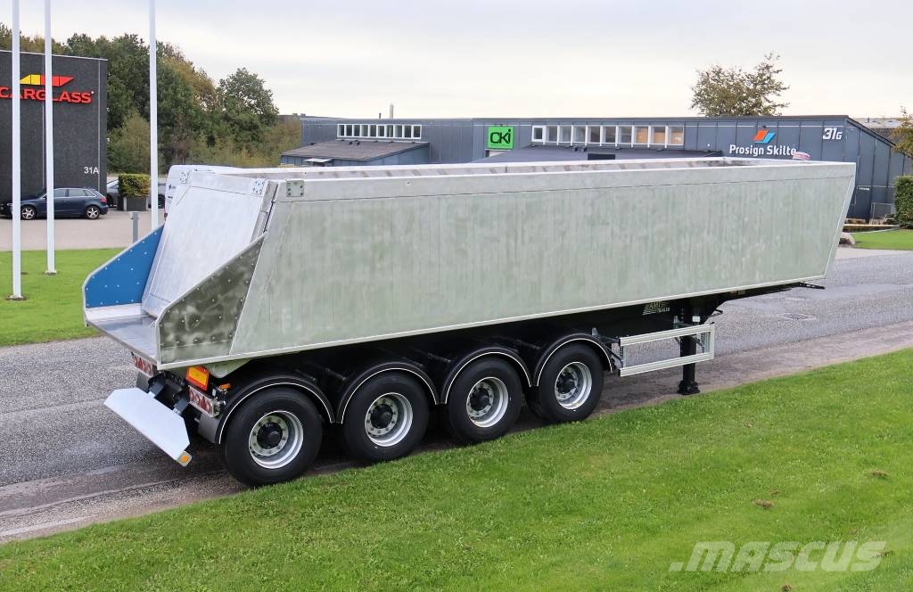 AMT TGL400 4 akslet letvægts tiptrailer Kallur-poolhaagised