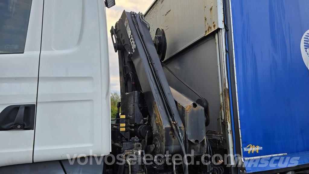 Scania R-serie R500 8x4 Kääntöpelli Nosturilla Vlakke laadvloer met kraan
