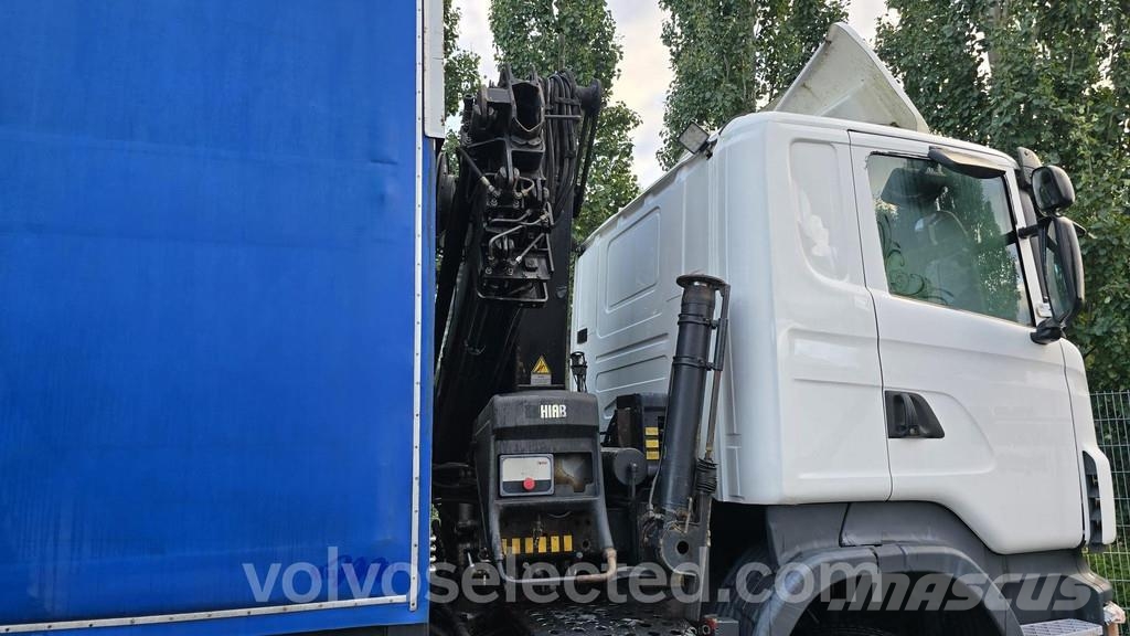 Scania R-serie R500 8x4 Kääntöpelli Nosturilla Vlakke laadvloer met kraan