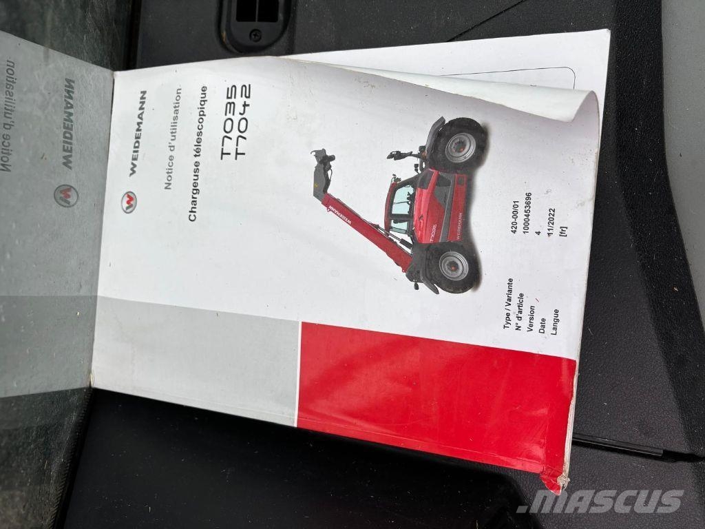 Weidemann T7042 Telehandlers for agriculture