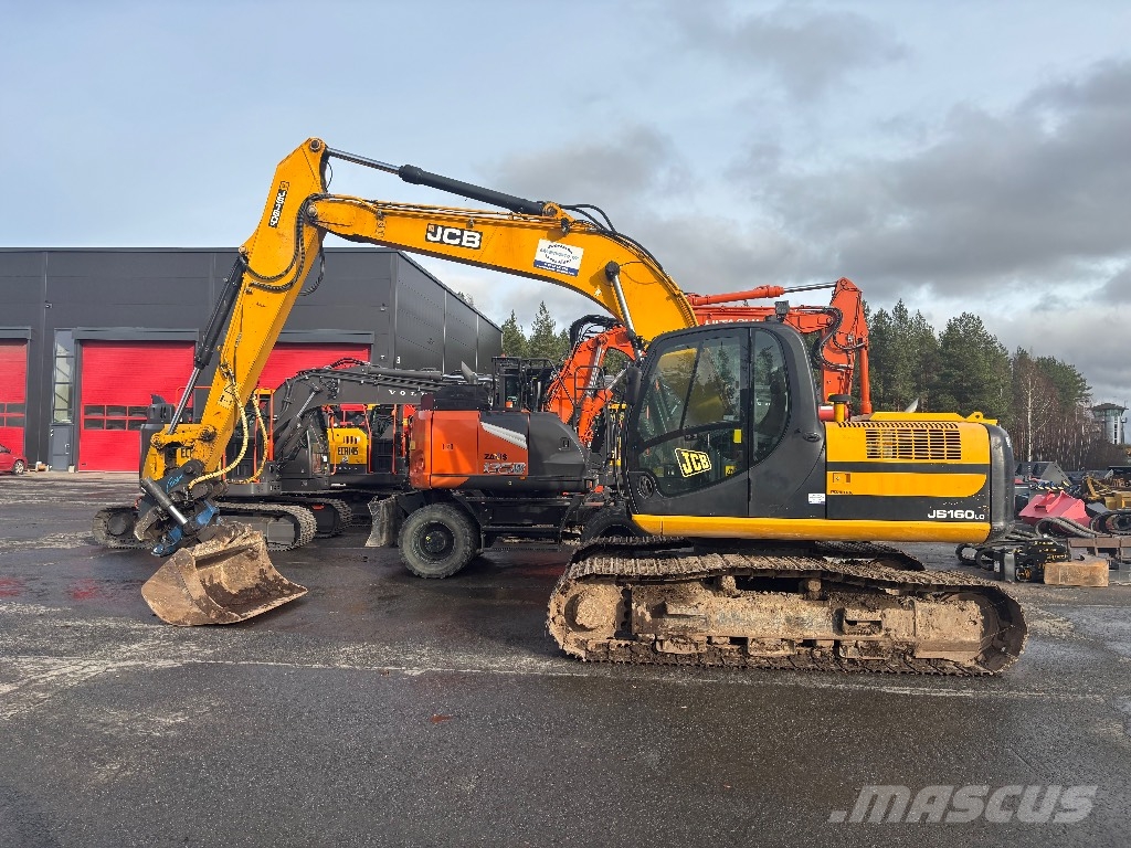 JCB JS 160 LC / Pyörittäjä, Uudet ketjut, Ym! Telakaivukoneet