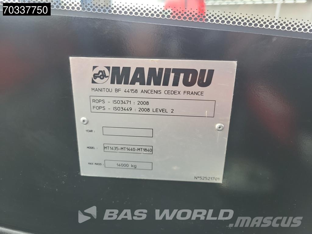 Manitou MT1840 A/C - Sway Telescopic handlers