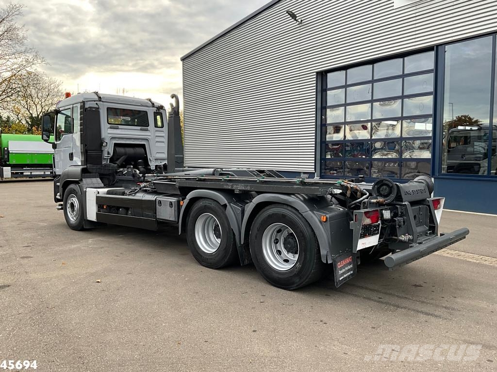 MAN TGS 26.440 6x4 ZF Intarder Manual 26 Ton haakarmsy Rol kiper kamioni sa kukom za podizanje tereta