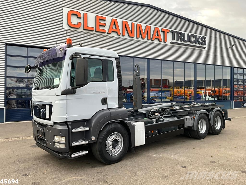MAN TGS 26.440 6x4 ZF Intarder Manual 26 Ton haakarmsy Rol kiper kamioni sa kukom za podizanje tereta