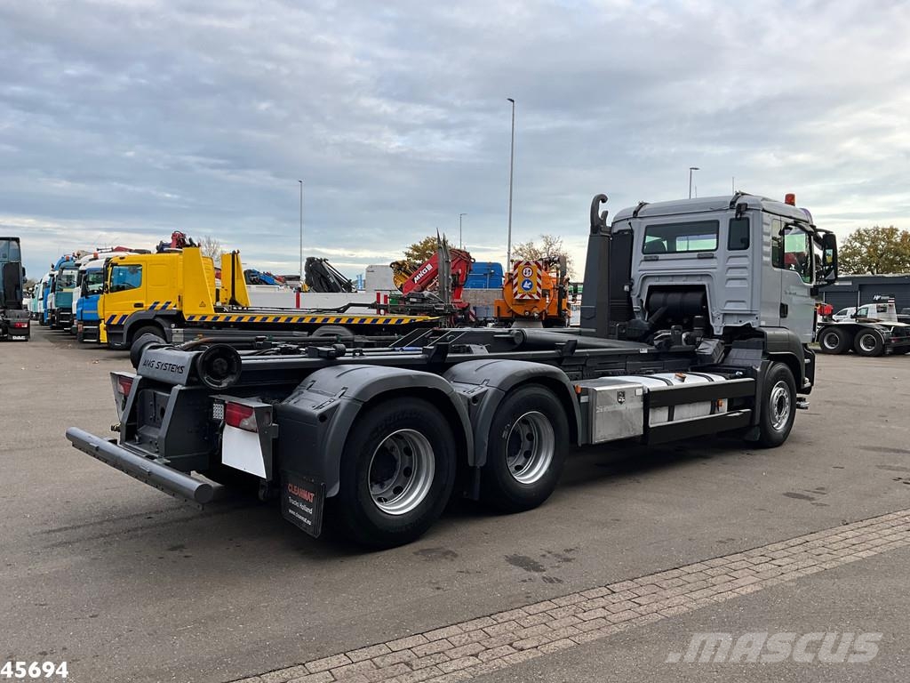MAN TGS 26.440 6x4 ZF Intarder Manual 26 Ton haakarmsy Rol kiper kamioni sa kukom za podizanje tereta
