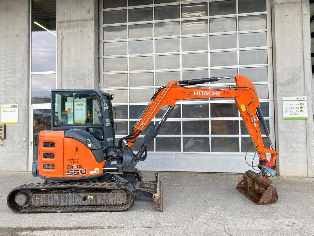 Hitachi ZX 55U-5A CLR Kurzheck KLIMA Minibagger Mini excavatoare < 7t