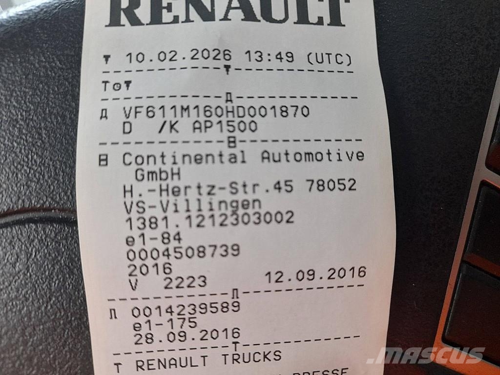 Renault T 460 6X2 STEER COMBI Camiones con caja de remolque