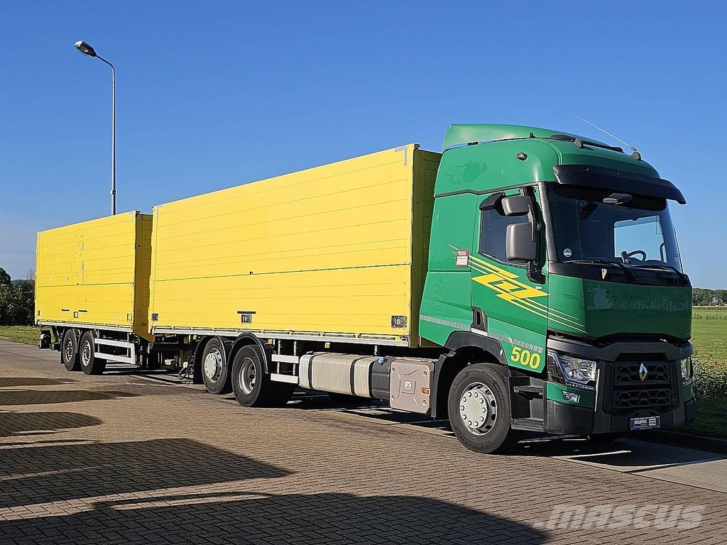 Renault T 460 6X2 STEER COMBI Camiones con caja de remolque