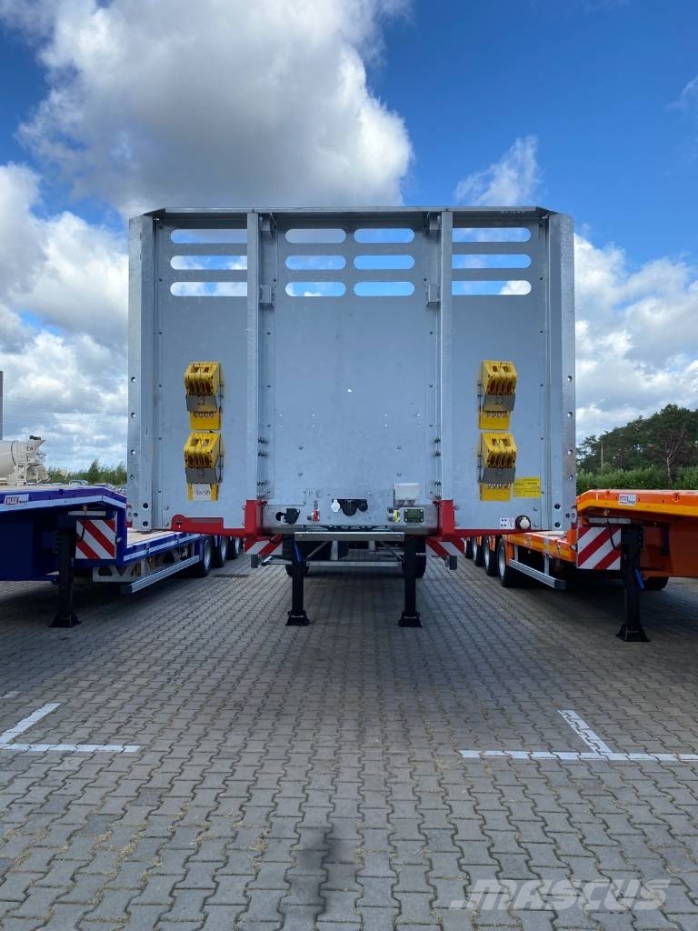MAX Trailer Platfrom 2x Tele | 3 axle BPW | 22.5 Mélybölcsős félpótkocsik
