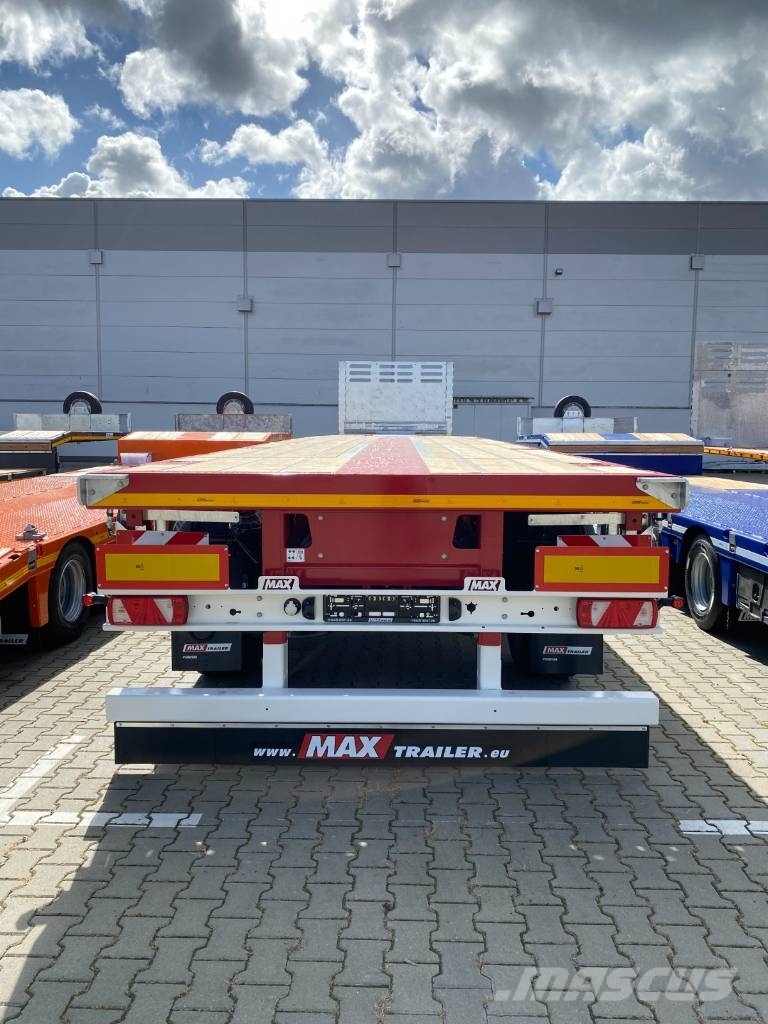 MAX Trailer Platfrom 2x Tele | 3 axle BPW | 22.5 Mélybölcsős félpótkocsik