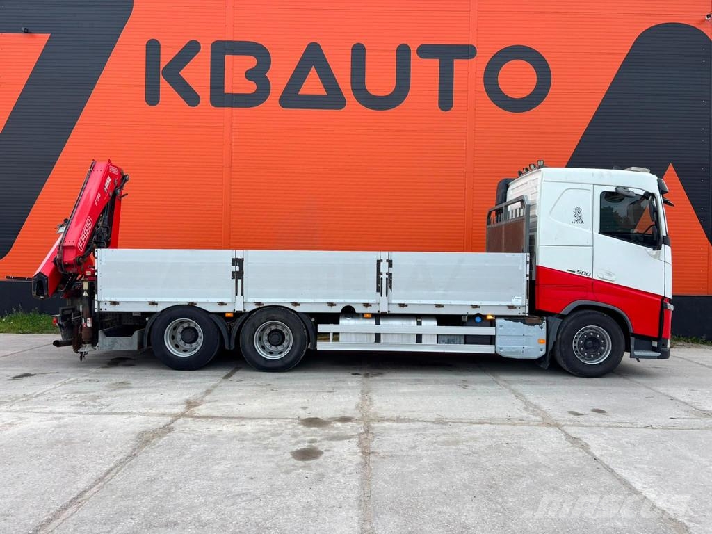 Volvo FH 500 6x2 FASSI F195A.2.25 / PLATFORM L=6510 mm Truck mounted cranes