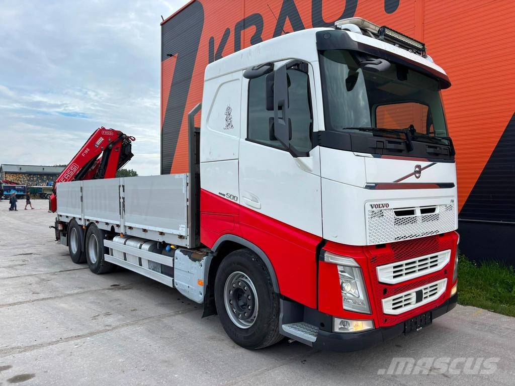 Volvo FH 500 6x2 FASSI F195A.2.25 / PLATFORM L=6510 mm Truck mounted cranes