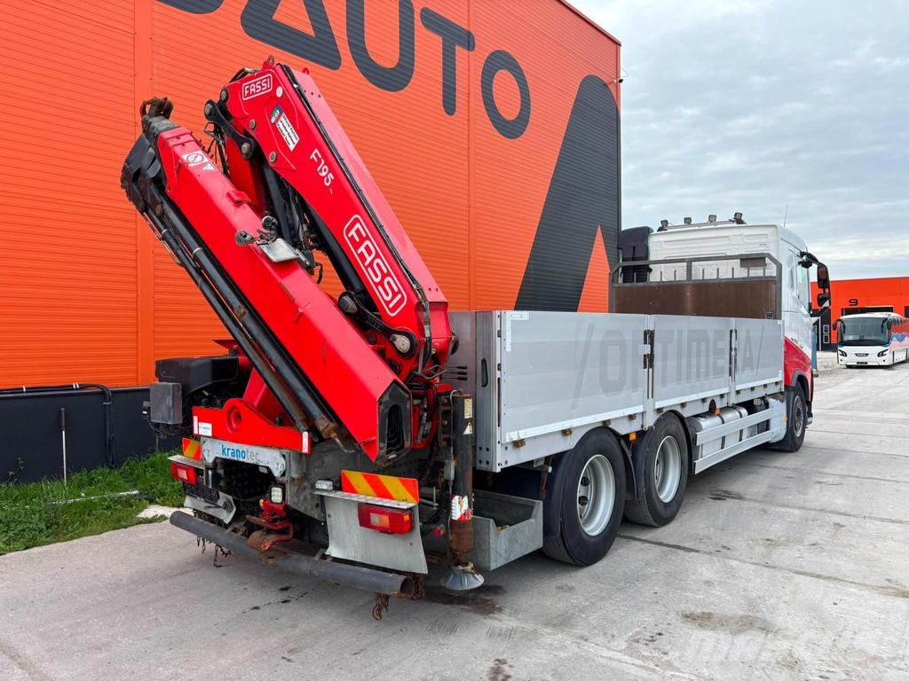 Volvo FH 500 6x2 FASSI F195A.2.25 / PLATFORM L=6510 mm Truck mounted cranes