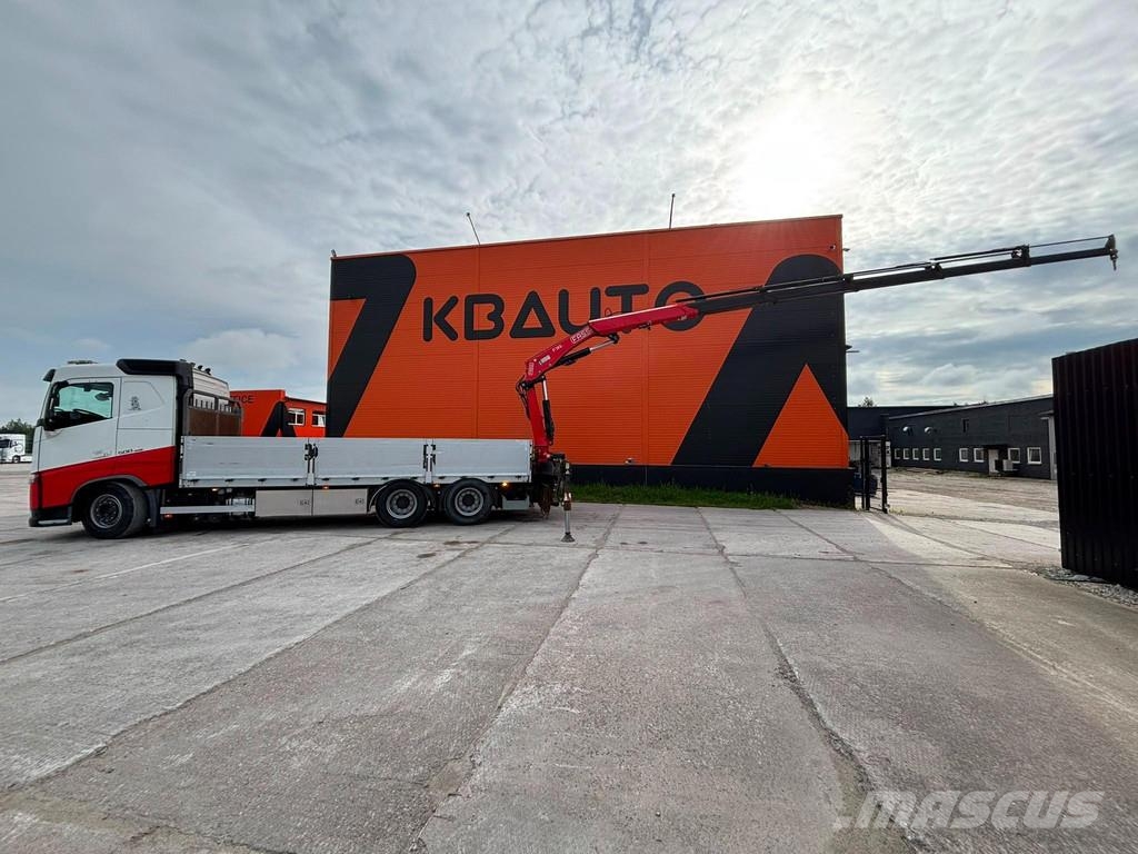 Volvo FH 500 6x2 FASSI F195A.2.25 / PLATFORM L=6510 mm Truck mounted cranes