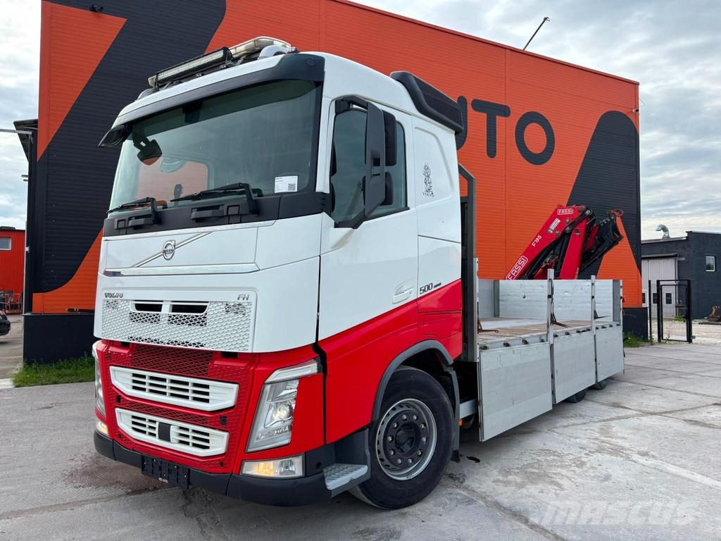 Volvo FH 500 6x2 FASSI F195A.2.25 / PLATFORM L=6510 mm Truck mounted cranes