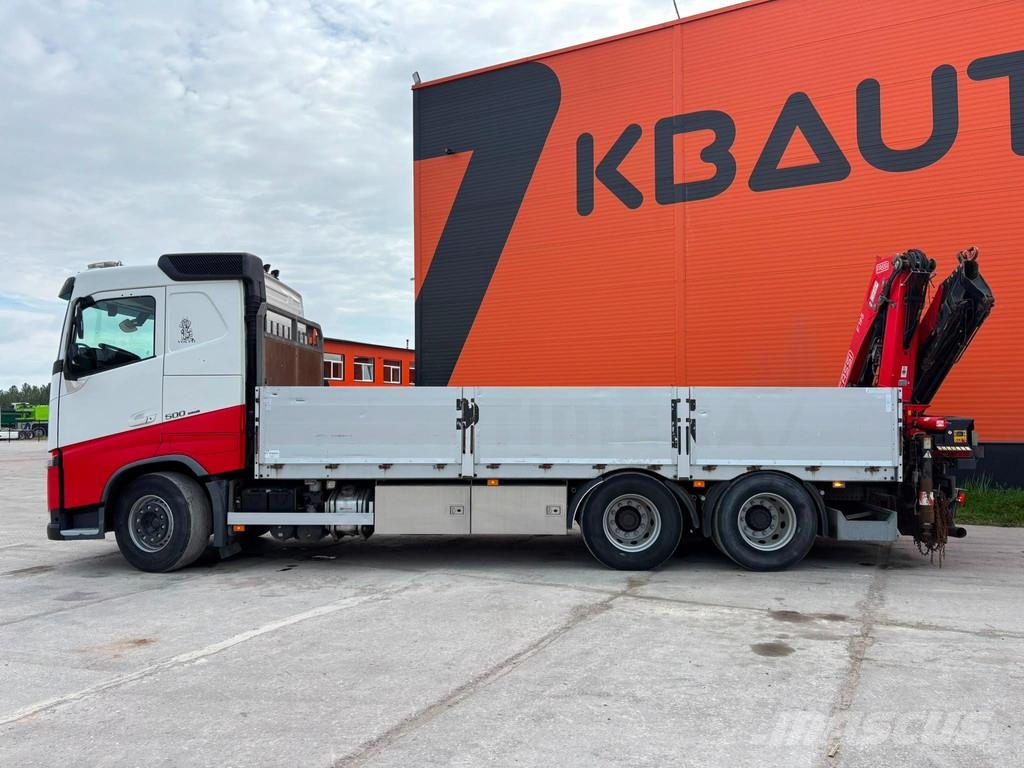 Volvo FH 500 6x2 FASSI F195A.2.25 / PLATFORM L=6510 mm Truck mounted cranes
