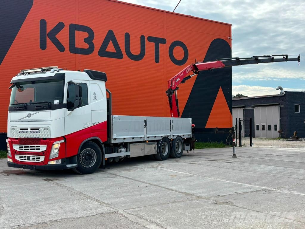 Volvo FH 500 6x2 FASSI F195A.2.25 / PLATFORM L=6510 mm Truck mounted cranes