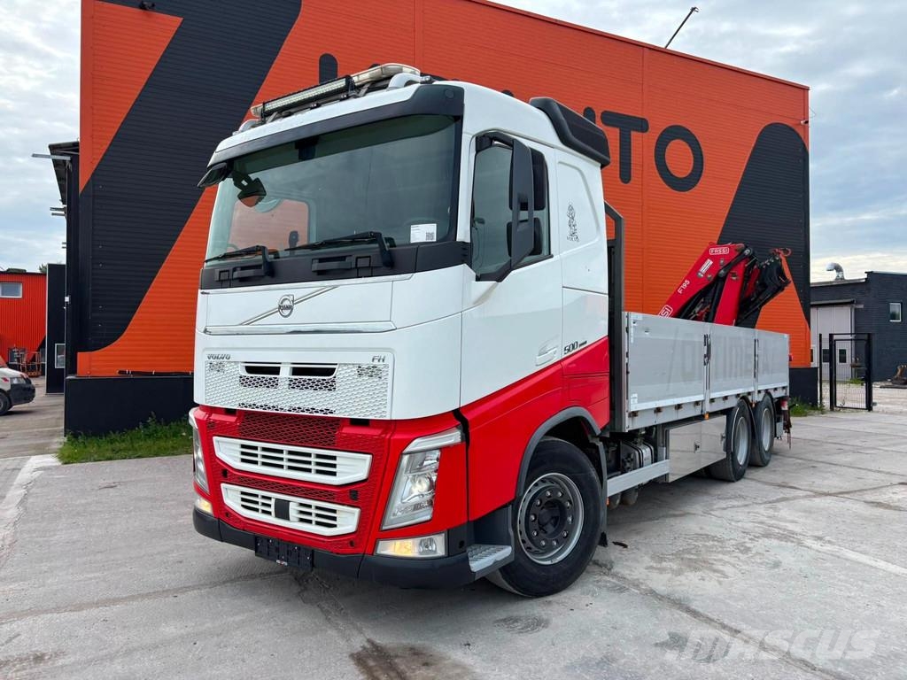 Volvo FH 500 6x2 FASSI F195A.2.25 / PLATFORM L=6510 mm Truck mounted cranes